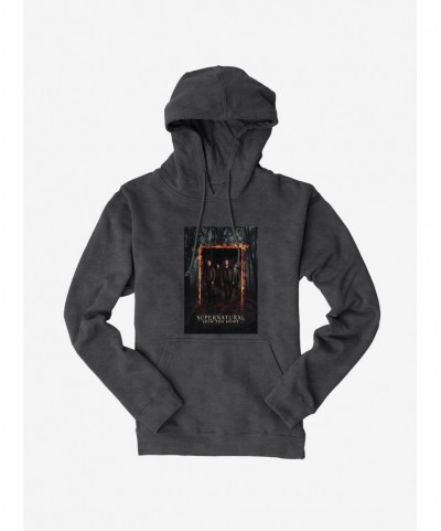 Big Sale Supernatural Join The Hunt Walk Through Fire Hoodie $15.09 Hoodies