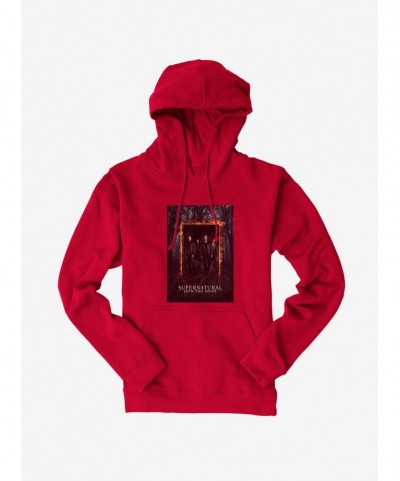 Big Sale Supernatural Join The Hunt Walk Through Fire Hoodie $15.09 Hoodies