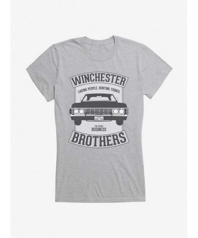 Exclusive Supernatural Winchester Brothers Baby Logo Girls T-Shirt $7.97 T-Shirts