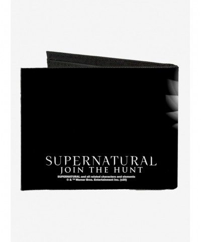 Premium Supernatural Castiel Angel Wings Bifold Wallet $9.82 Wallets