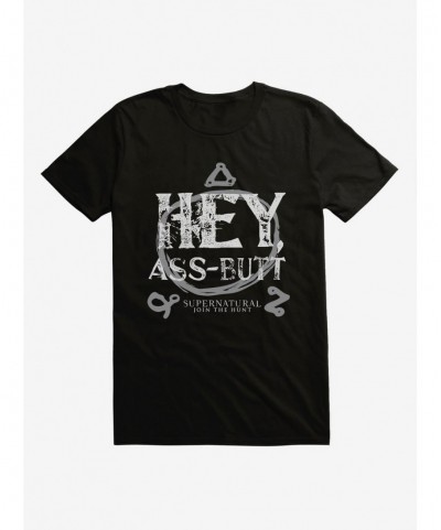 Limited-time Offer Supernatural Hey Ass-Butt T-Shirt $7.65 T-Shirts