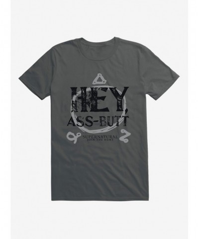 Limited-time Offer Supernatural Hey Ass-Butt T-Shirt $7.65 T-Shirts