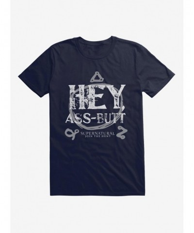 Limited-time Offer Supernatural Hey Ass-Butt T-Shirt $7.65 T-Shirts