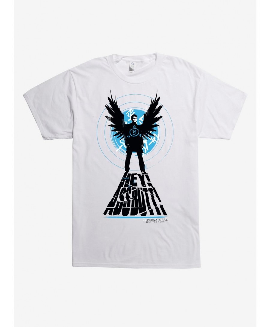 Sale Item Supernatural Castiel Assbutt T-Shirt $9.37 T-Shirts