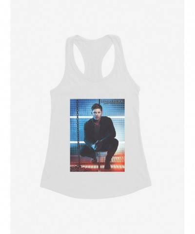 Discount Sale Supernatural Dean Winchester Squat Girls Tank $9.16 Tanks