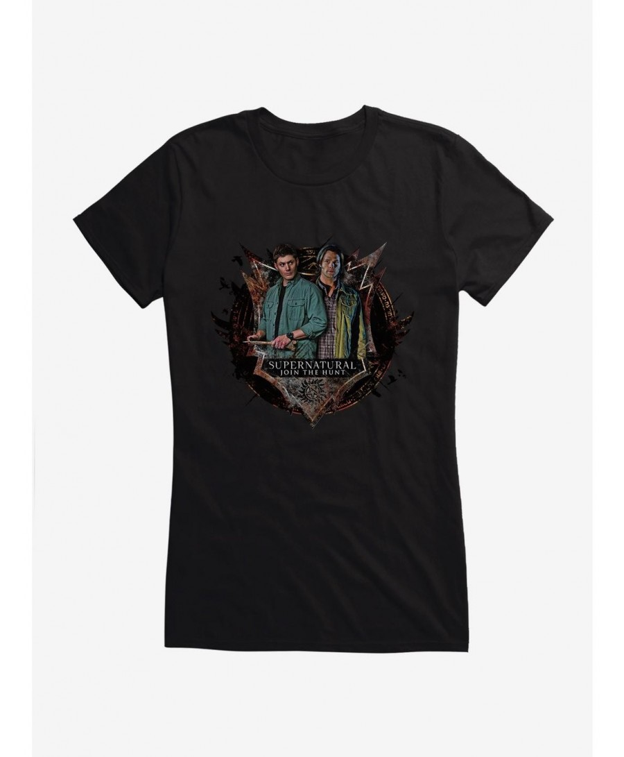 Premium Supernatural Dean and Sam Girls T-Shirt $6.18 T-Shirts