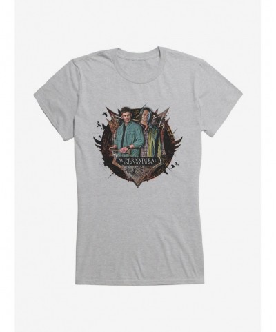 Premium Supernatural Dean and Sam Girls T-Shirt $6.18 T-Shirts