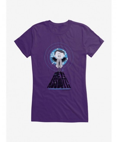 High Quality Supernatural Castiel Hey Assbutt Girls T-Shirt $9.16 T-Shirts