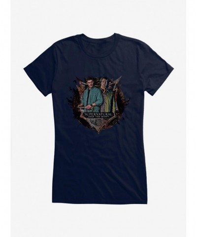 Premium Supernatural Dean and Sam Girls T-Shirt $6.18 T-Shirts