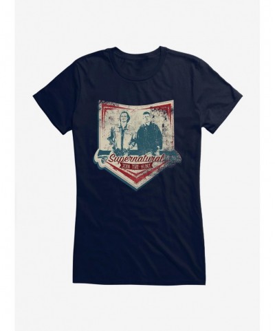 Festival Price Supernatural Join The Hunt Grunge Girls T-Shirt $6.97 T-Shirts