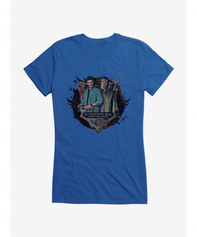 Premium Supernatural Dean and Sam Girls T-Shirt $6.18 T-Shirts