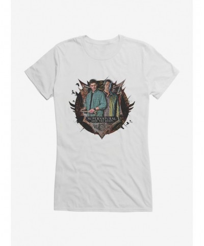 Premium Supernatural Dean and Sam Girls T-Shirt $6.18 T-Shirts