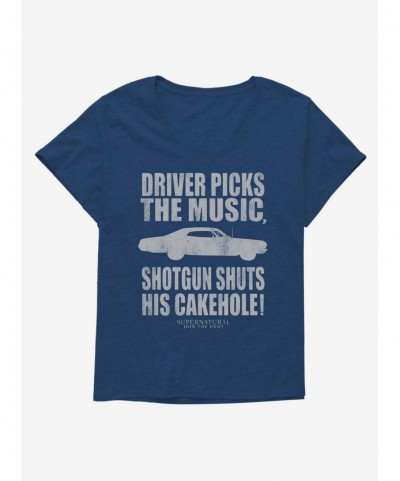 Seasonal Sale Supernatural Driver Picks The Music Girls Plus Size T-Shirt $10.17 T-Shirts